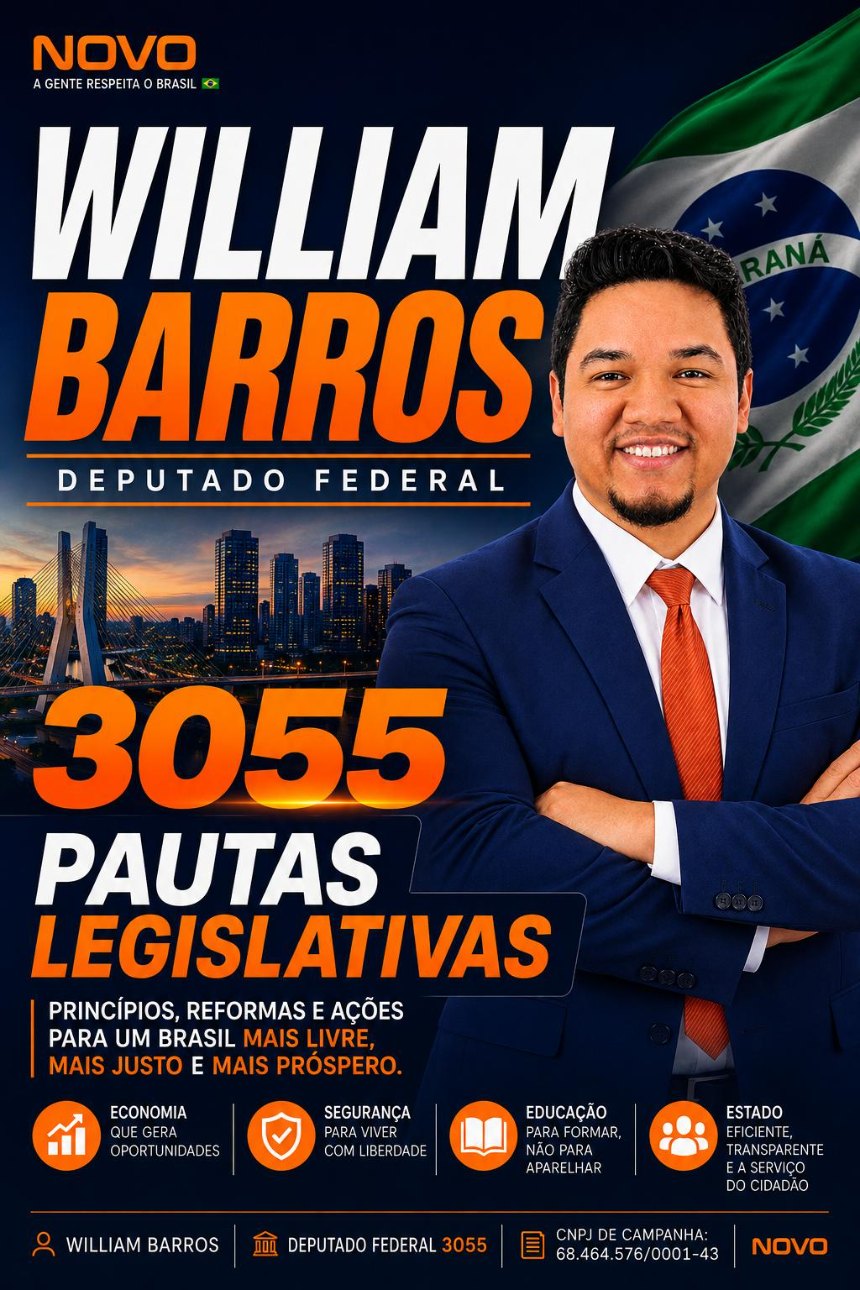 Capa do documento Pautas Legislativas de William Barros 3055